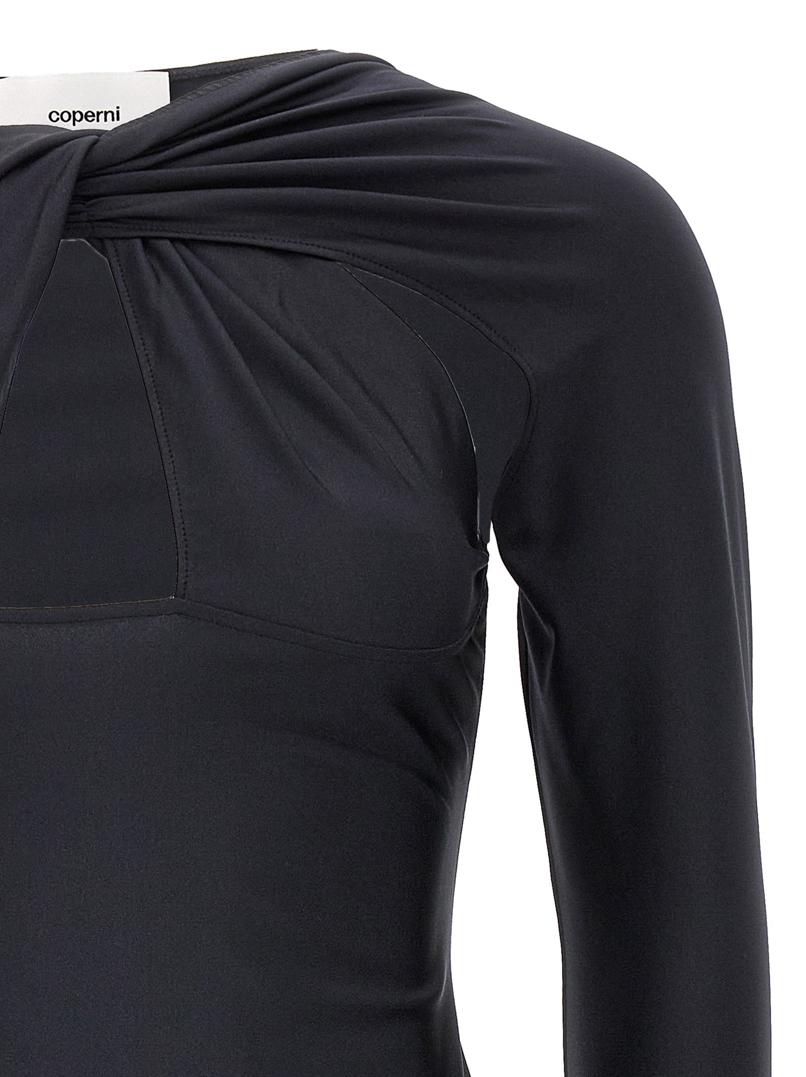Coperni Black Polyamide Short Dress