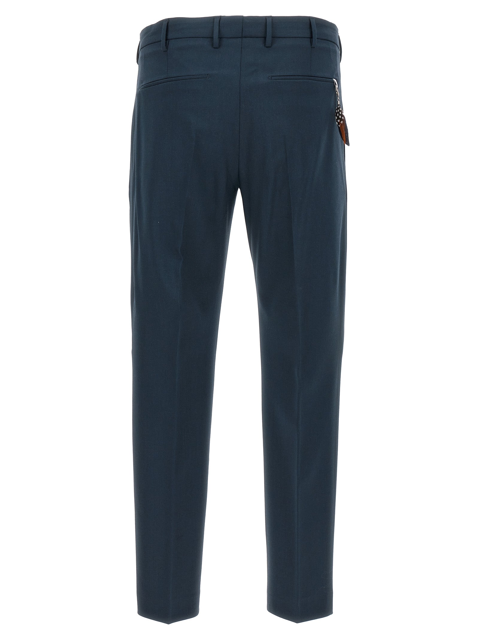 PT Torino Blue Virgin Wool Dress Pants