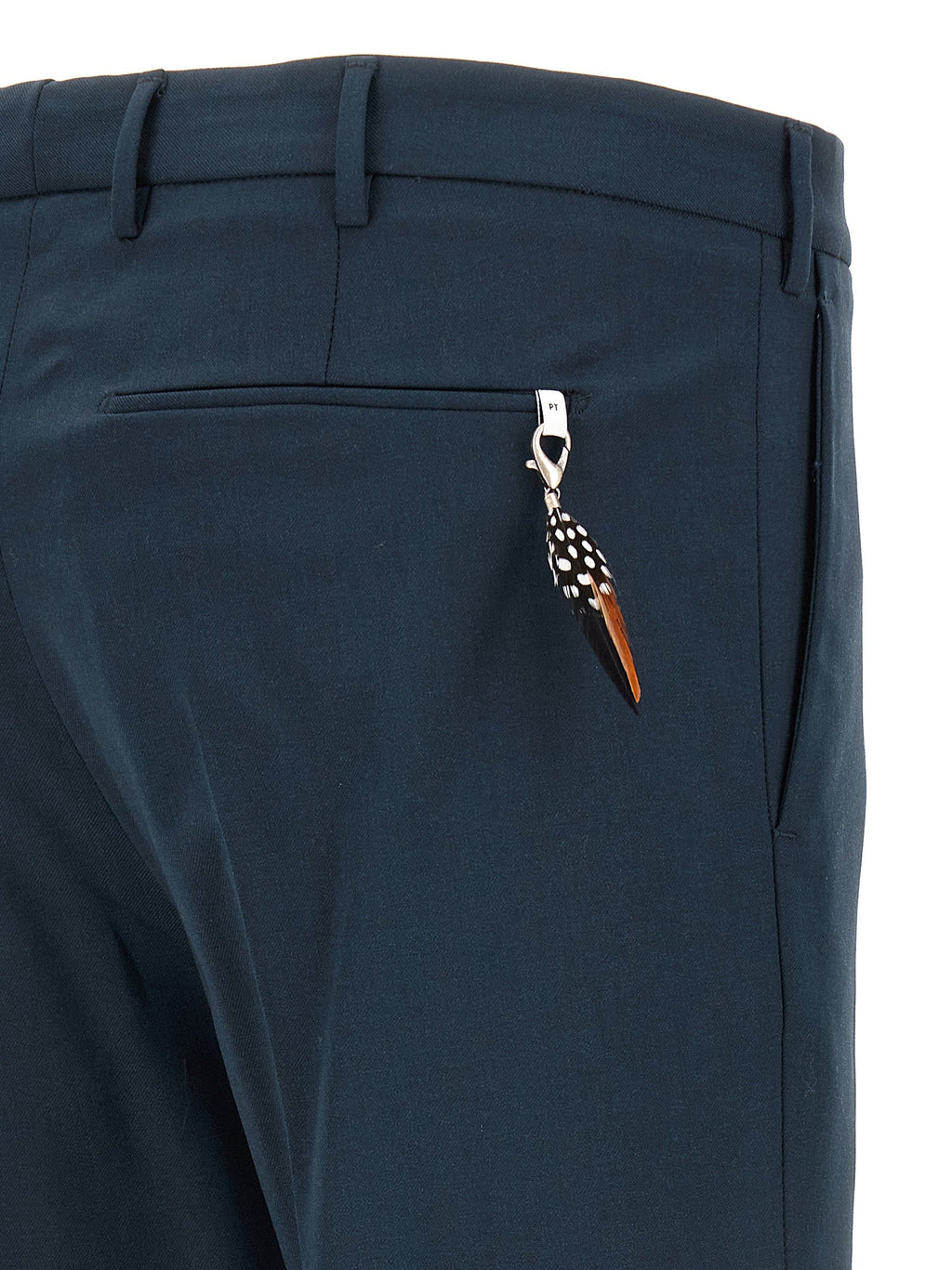 PT Torino Blue Virgin Wool Dress Pants