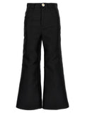 Giambattista Valli Black Polyester Flared Pants