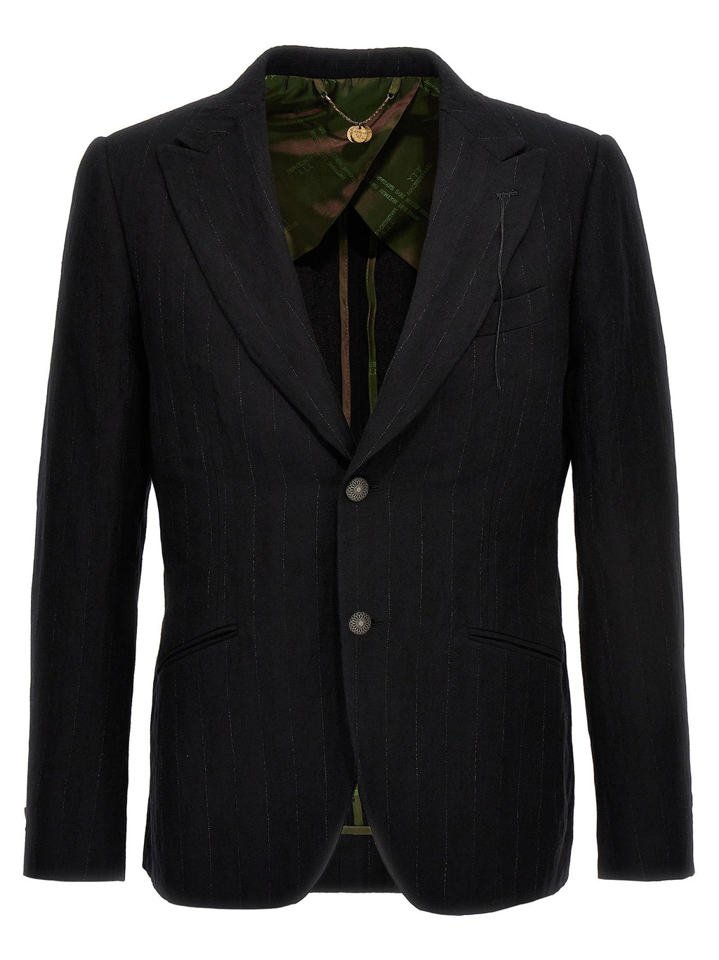 MAURIZIO MIRI Black Cotton Blazer