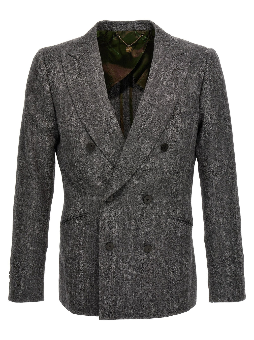MAURIZIO MIRI Gray Wool Blazer