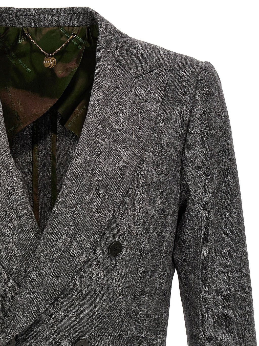 MAURIZIO MIRI Gray Wool Blazer