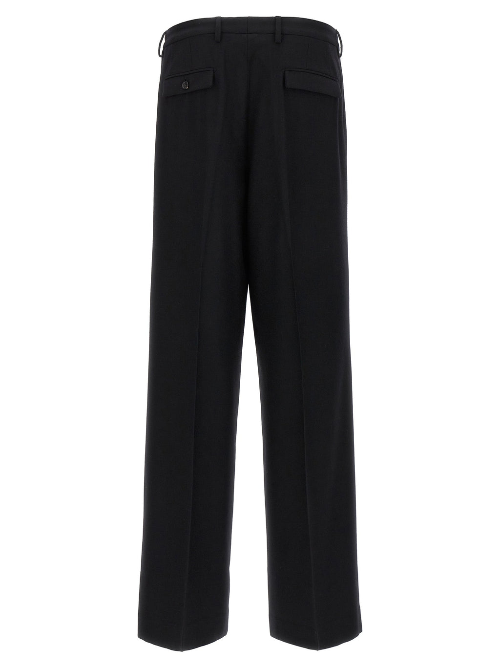 CELLAR DOOR Black Virgin Wool Dress Pants