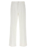 CELLAR DOOR White Cotton Casual Pants