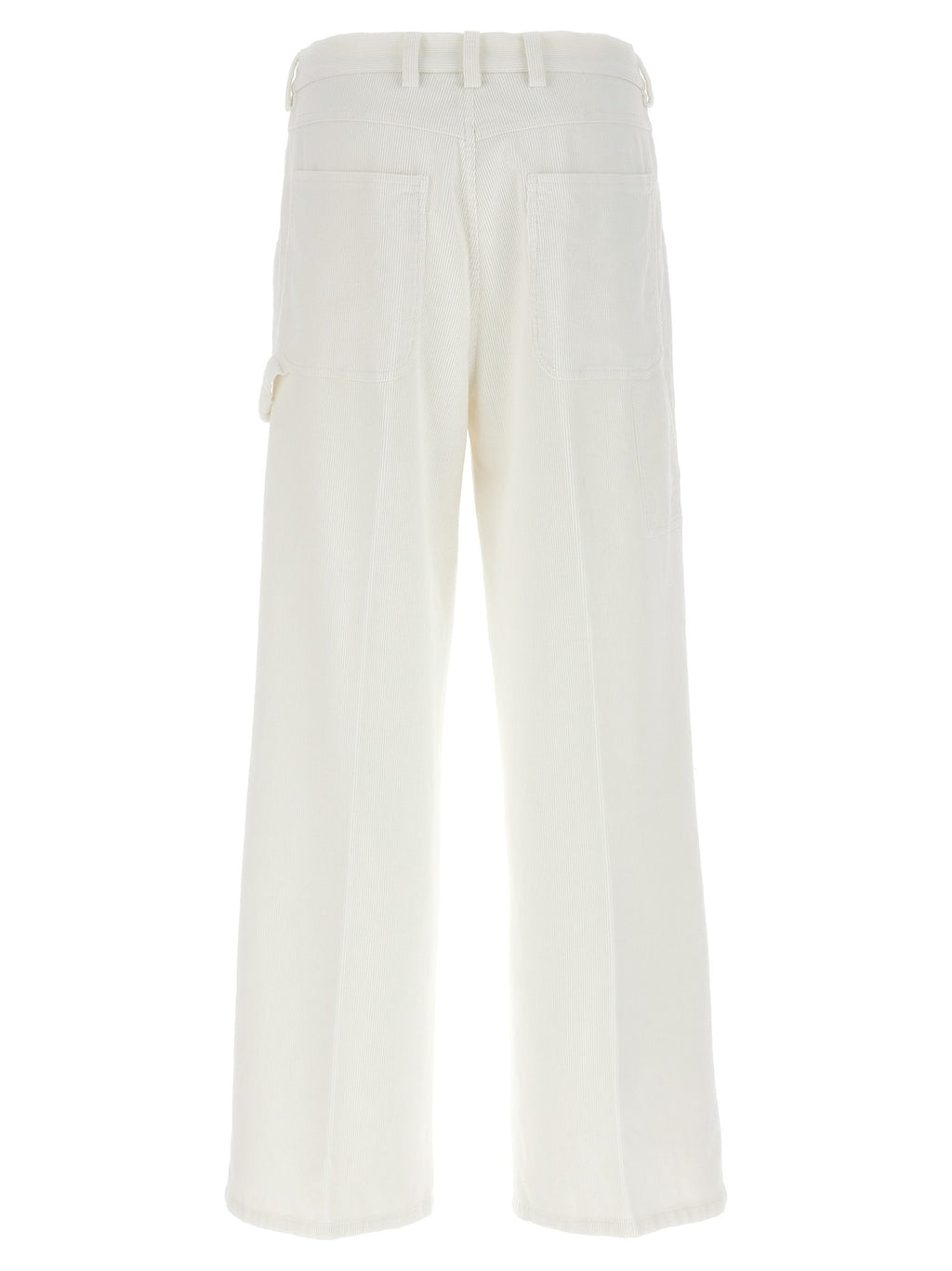 CELLAR DOOR White Cotton Casual Pants