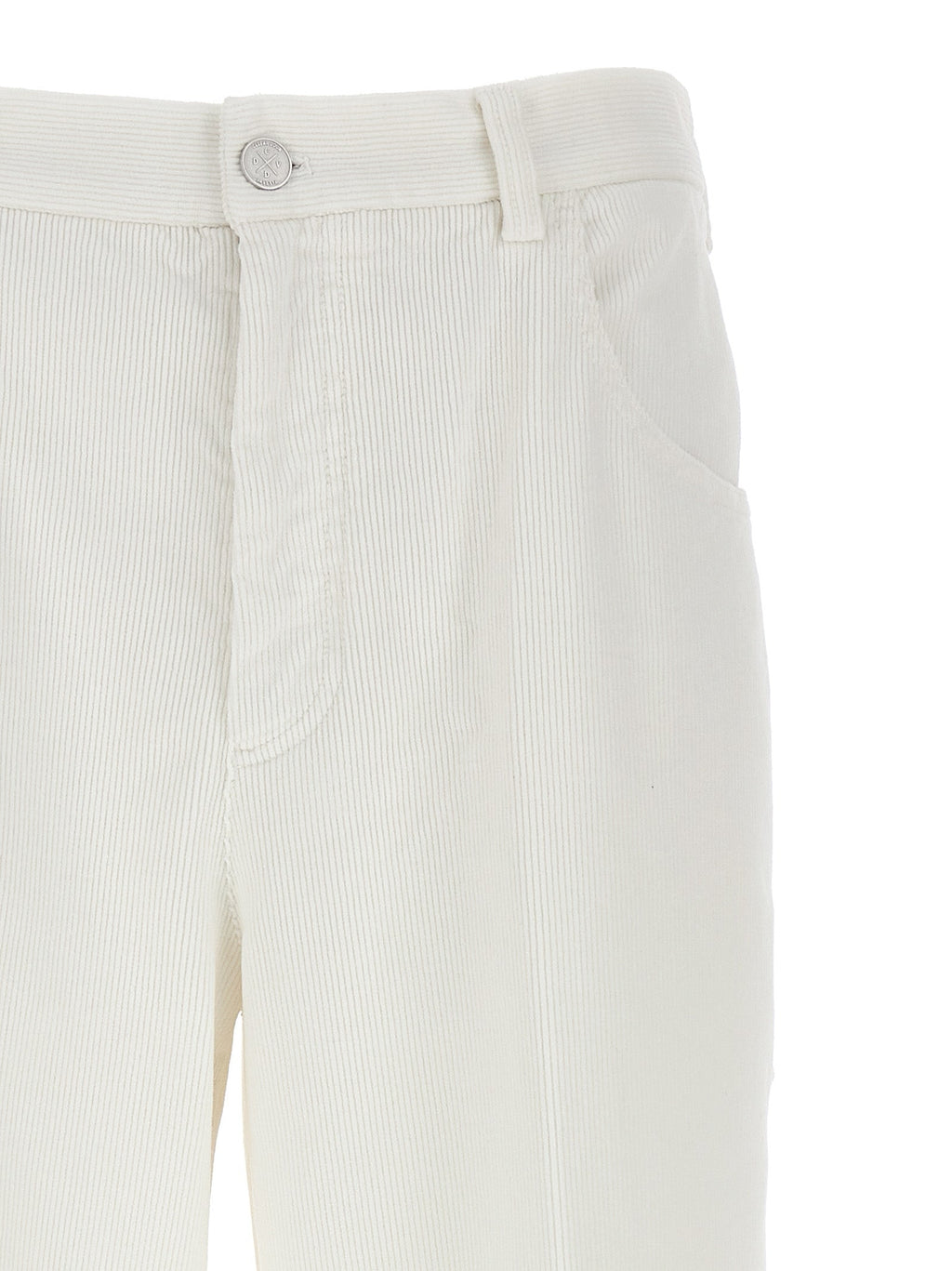 CELLAR DOOR White Cotton Casual Pants