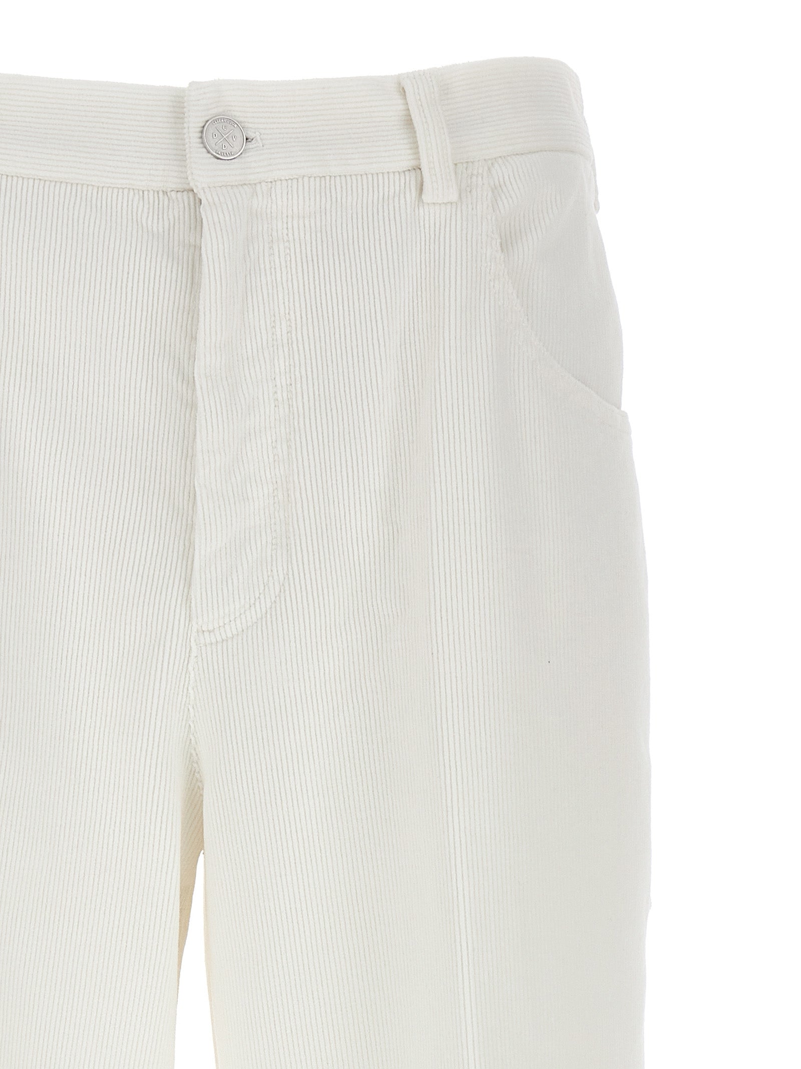 CELLAR DOOR White Cotton Casual Pants