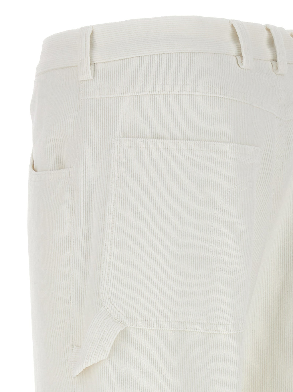 CELLAR DOOR White Cotton Casual Pants