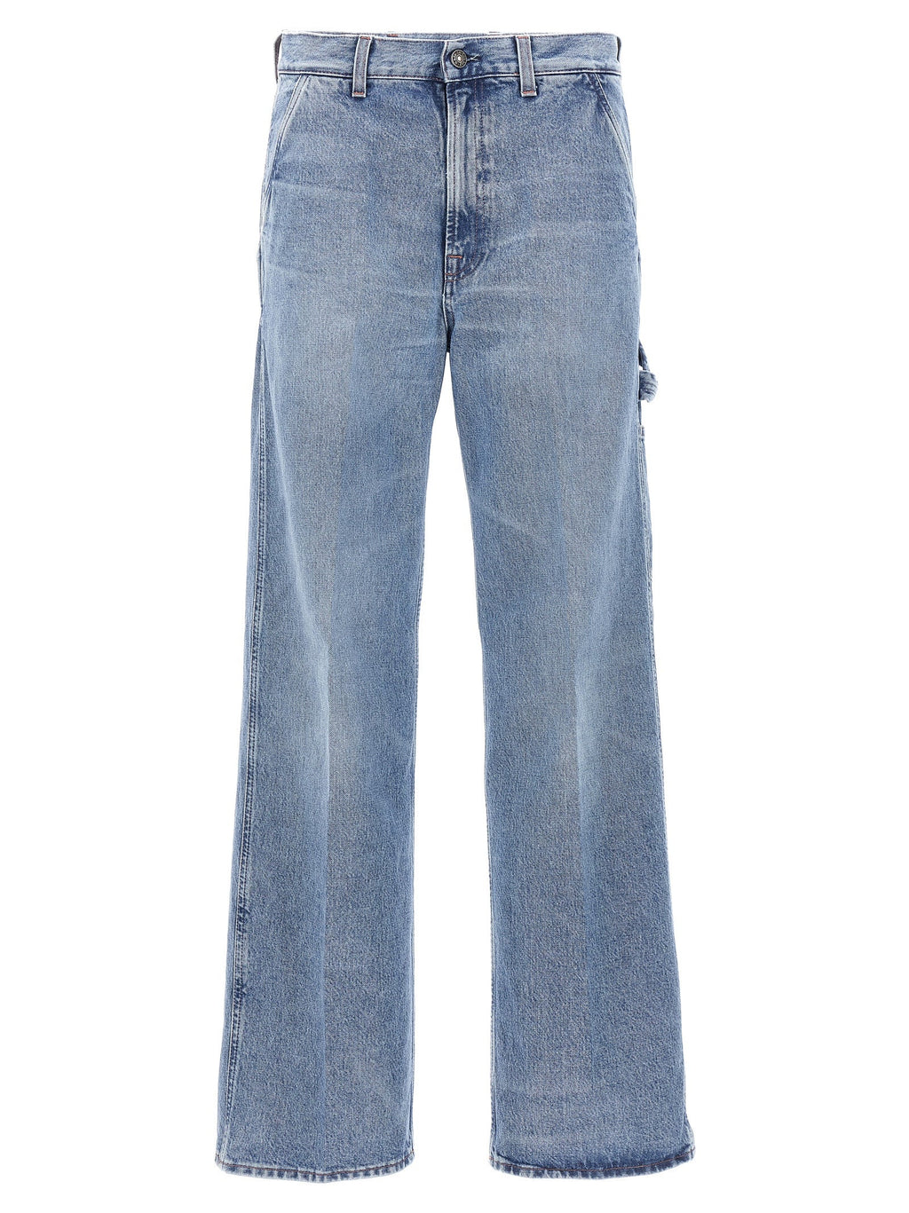 Made in Tomboy Blue Cotton Relaxed Fit Jeans