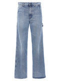 Made in Tomboy Blue Cotton Relaxed Fit Jeans