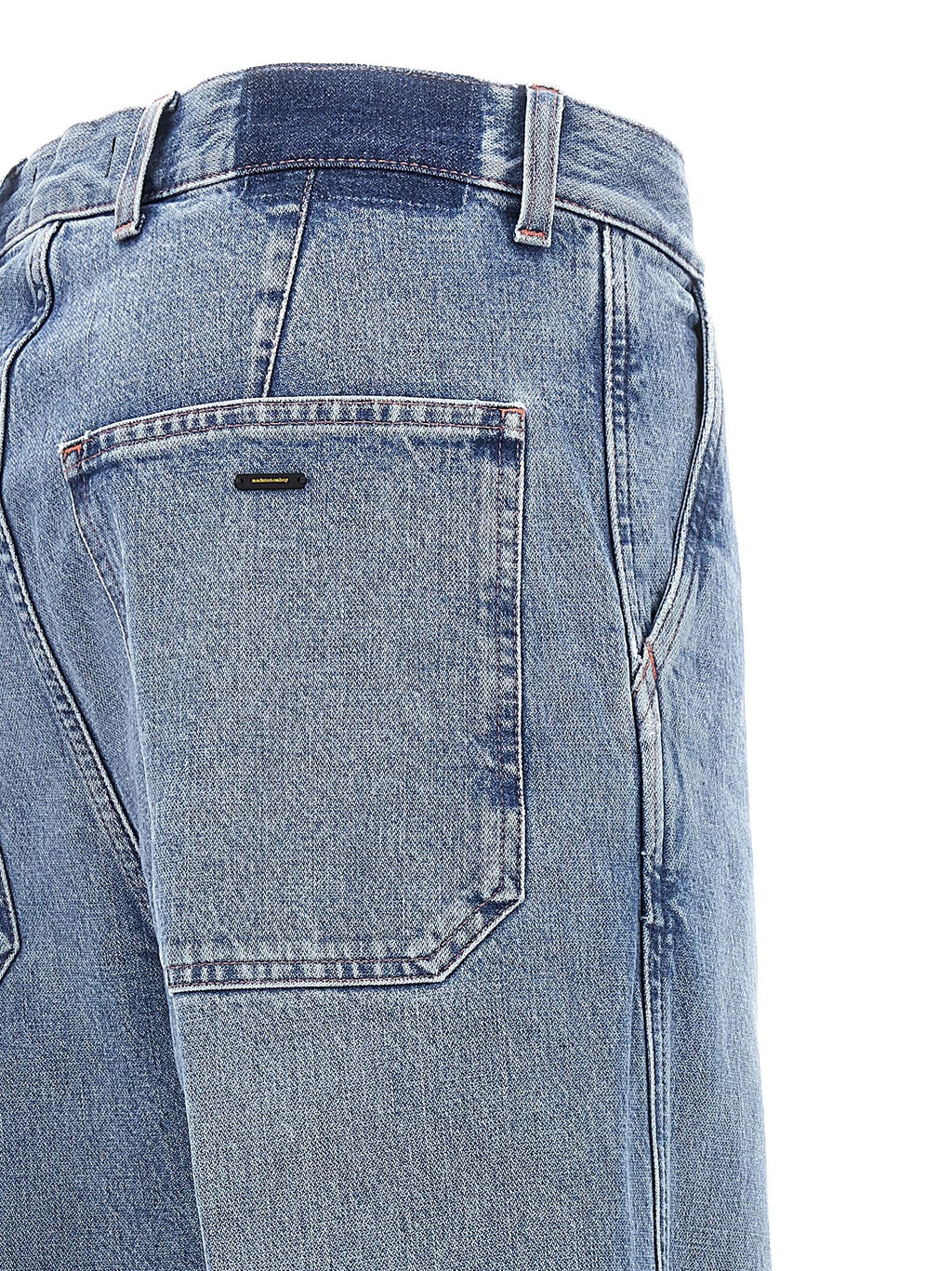 Made in Tomboy Blue Cotton Relaxed Fit Jeans