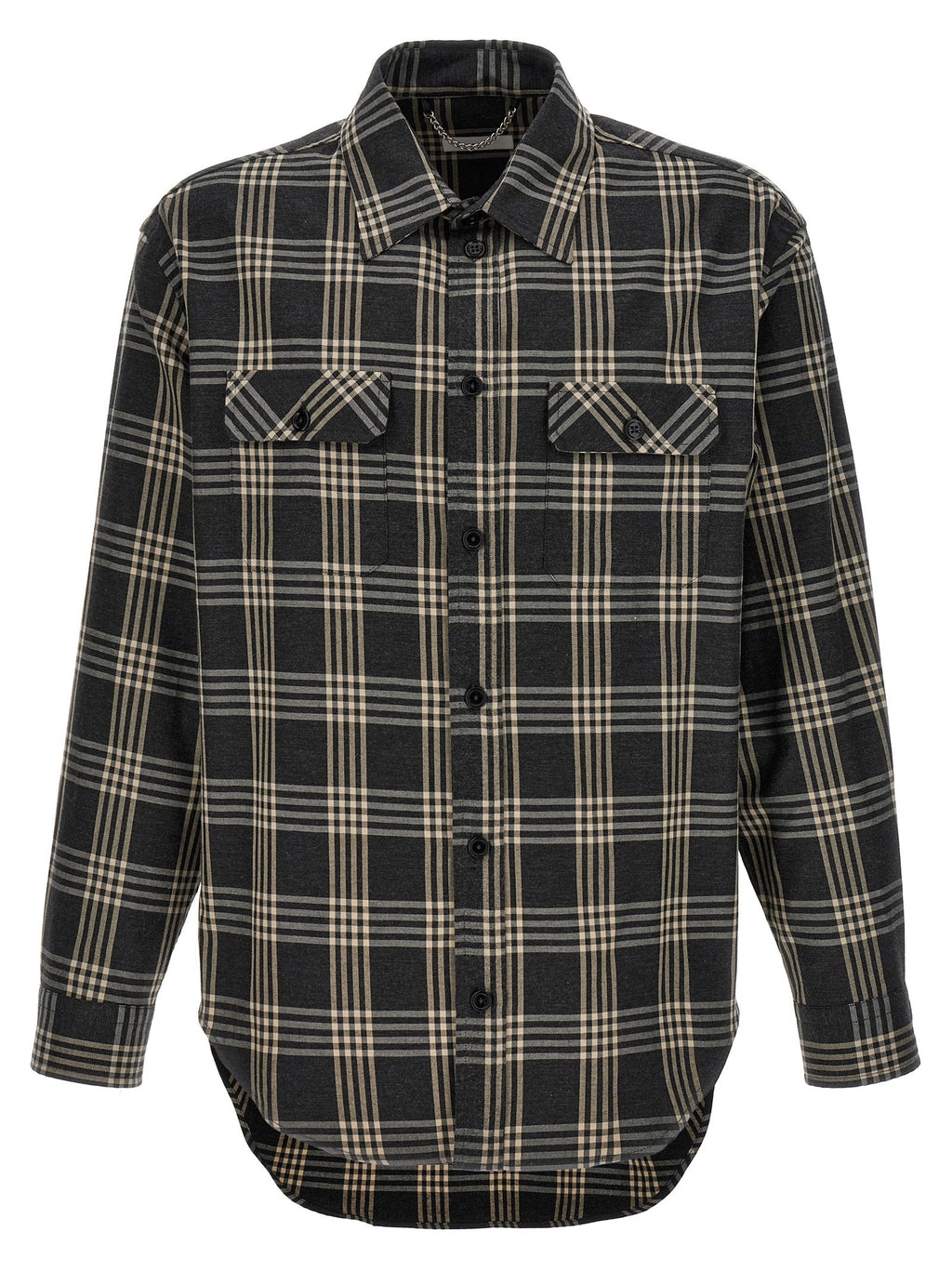 1989 Studio Gray Cotton Blouse
