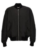 1989 Studio Black Polyester Bomber