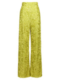 Ermanno Scervino Bicolor Polyamide Flared Pants