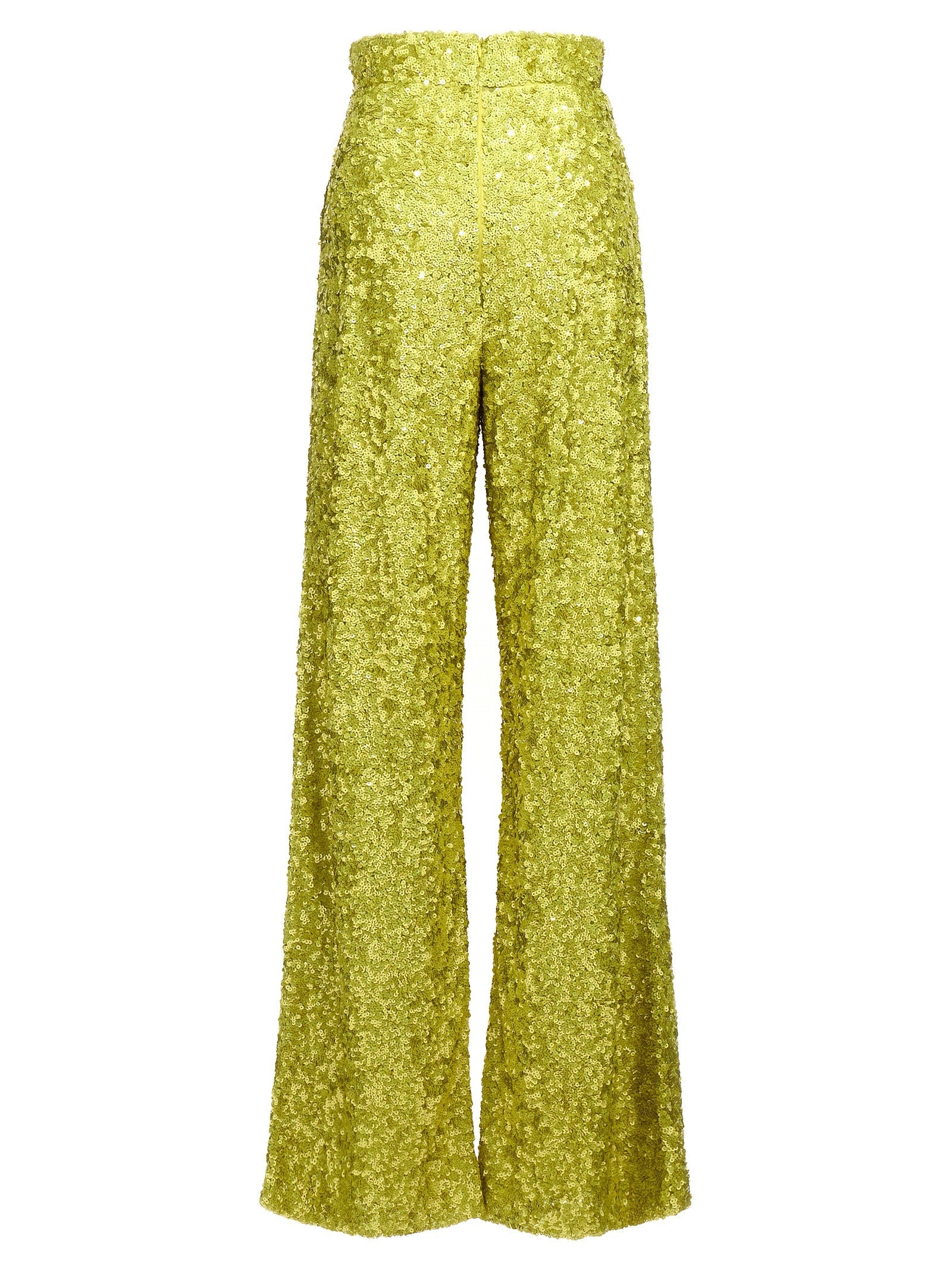 Ermanno Scervino Bicolor Polyamide Flared Pants