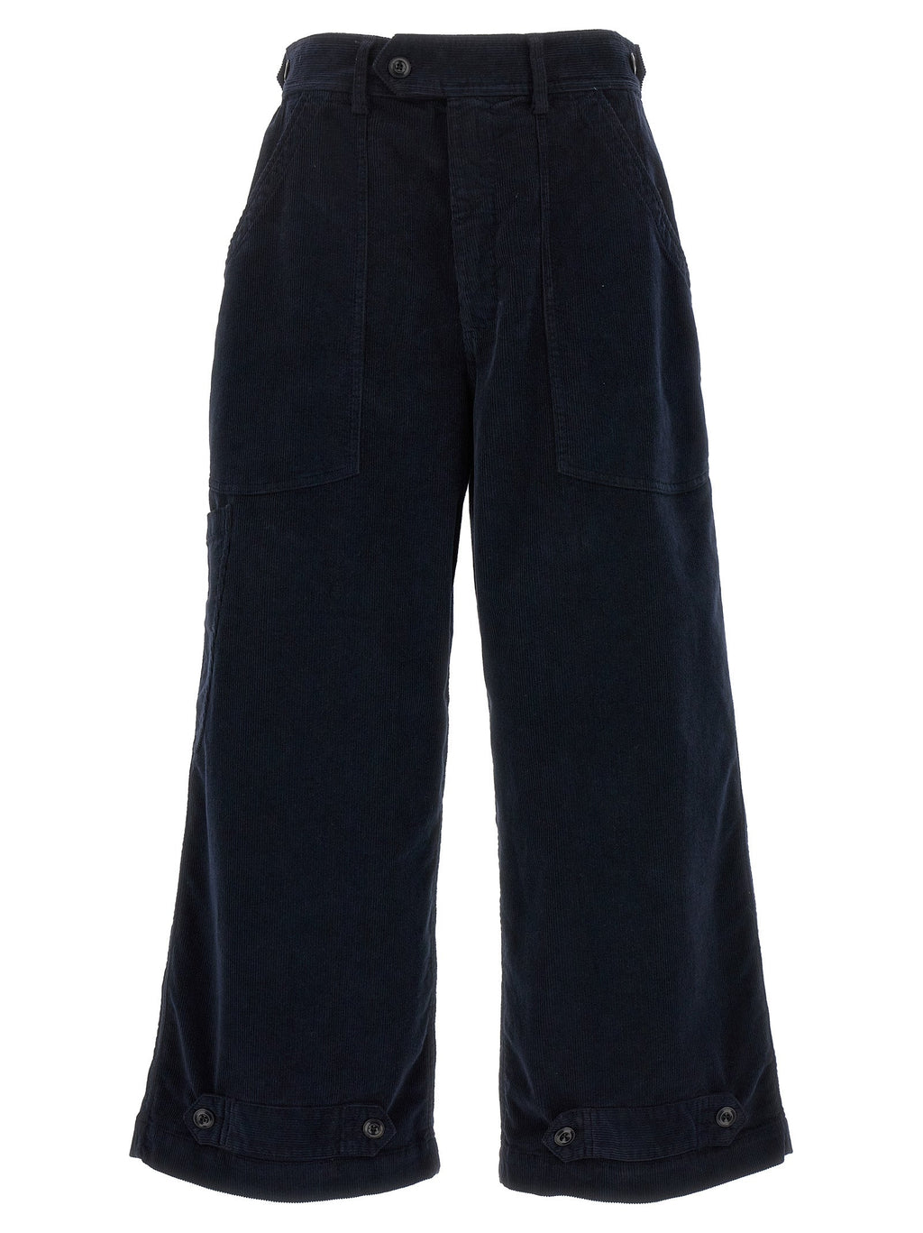 CELLAR DOOR Blue Cotton Casual Pants