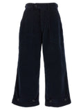 CELLAR DOOR Blue Cotton Casual Pants