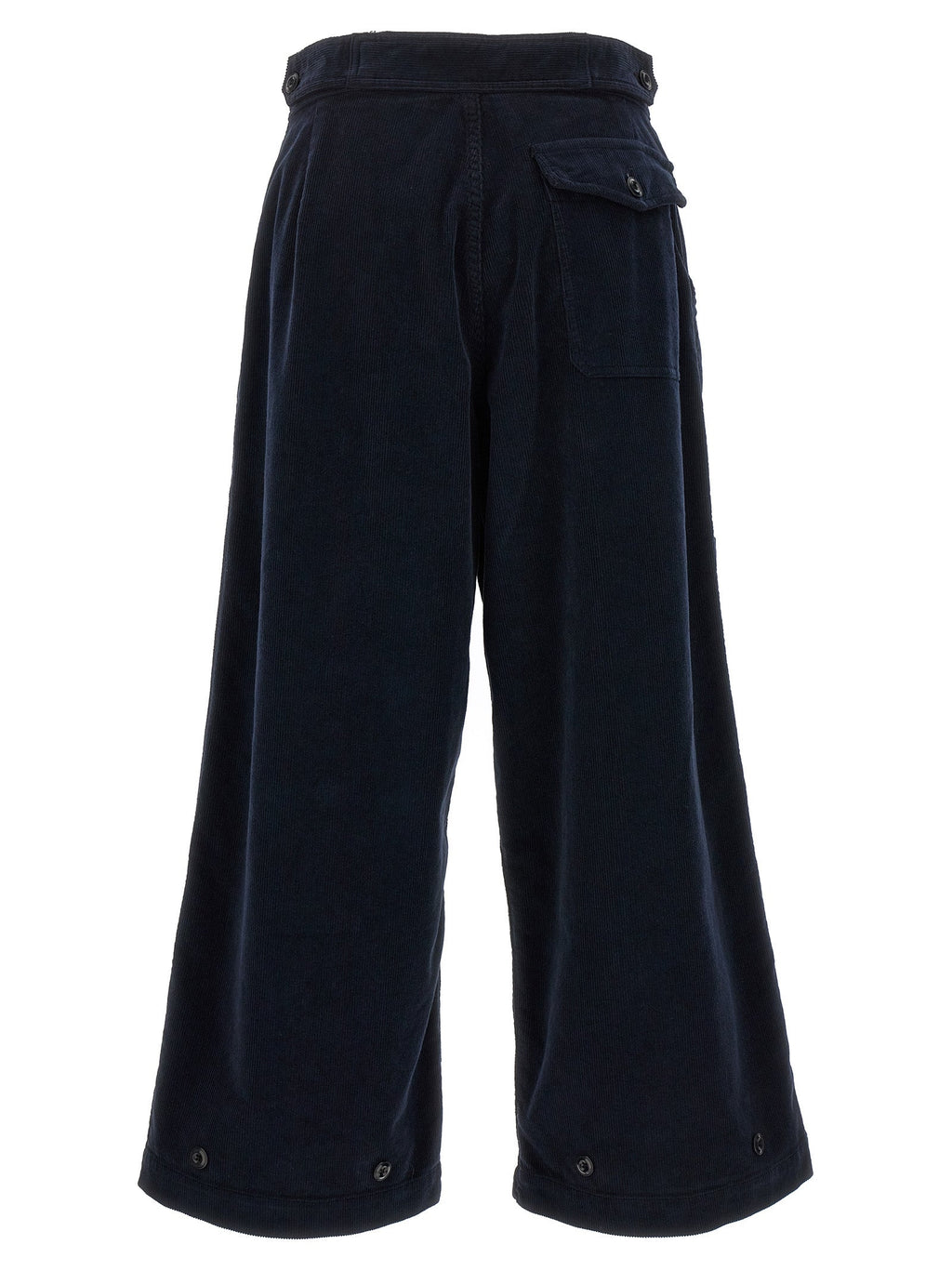 CELLAR DOOR Blue Cotton Casual Pants