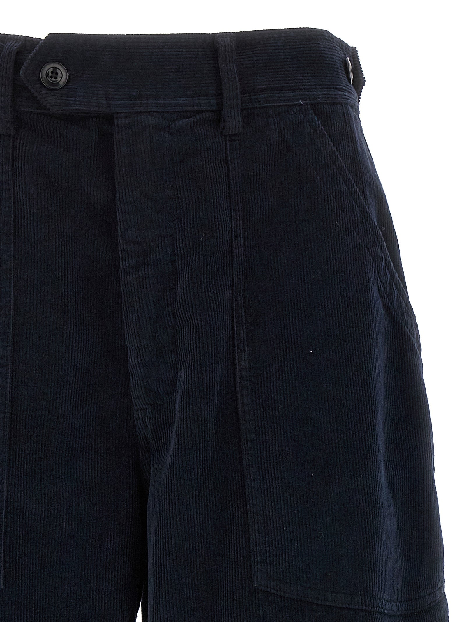 CELLAR DOOR Blue Cotton Casual Pants