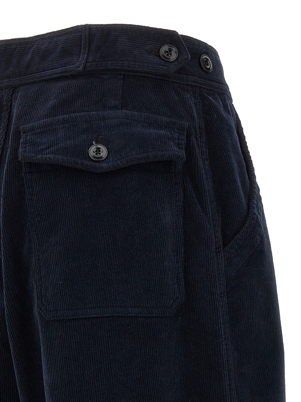 CELLAR DOOR Blue Cotton Casual Pants