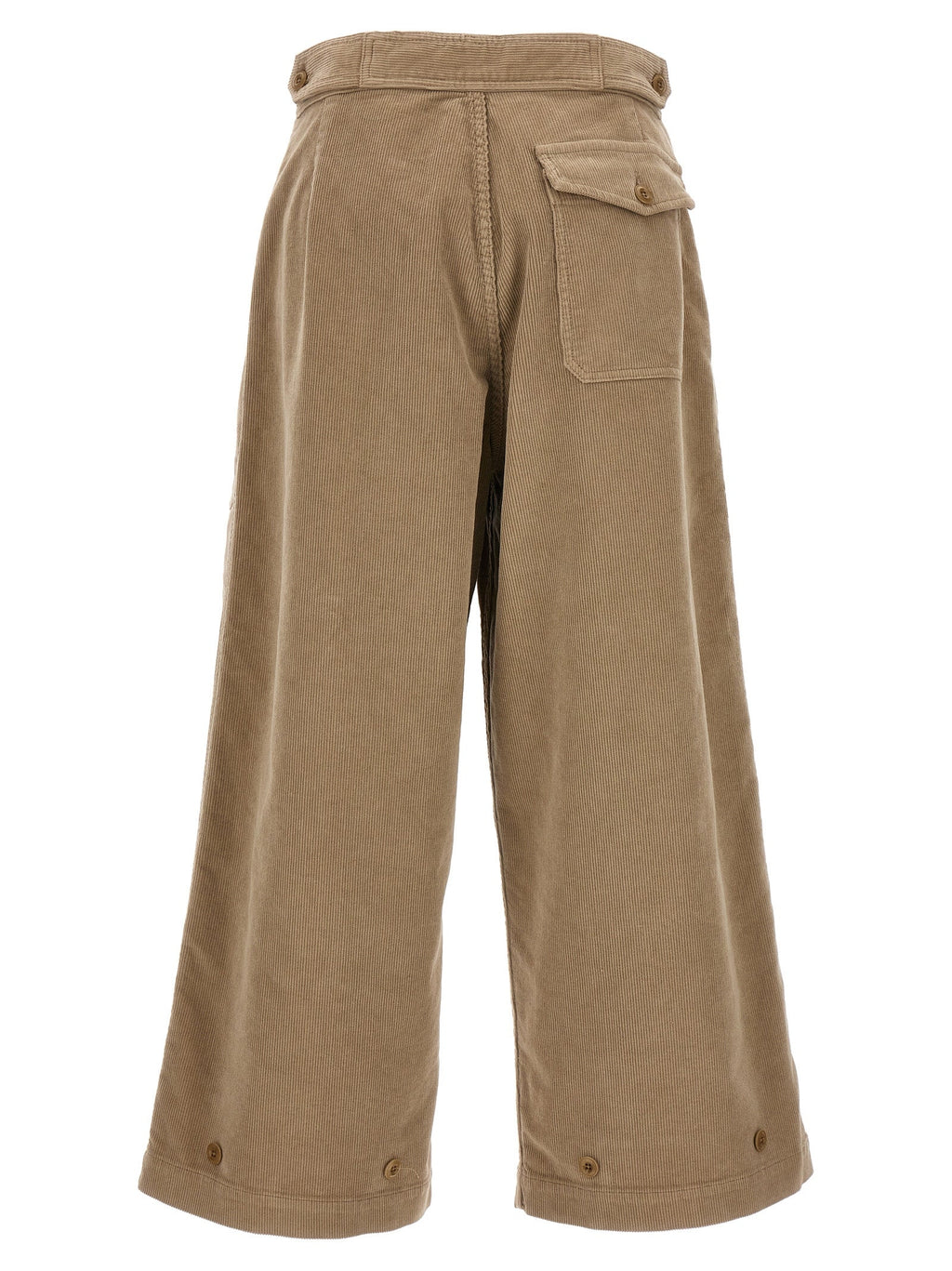 CELLAR DOOR Beige Cotton Casual Pants
