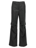P.A.R.O.S.H. Gray Virgin Wool Cargo Pants