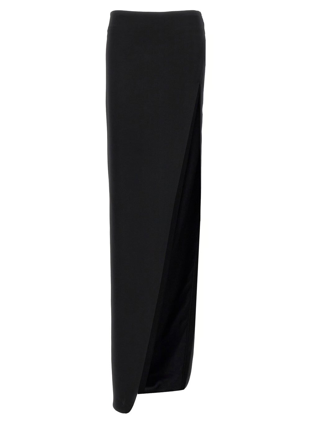Ann Demeulemeester Black Lamb Leather Mini Skirt