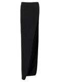 Ann Demeulemeester Black Lamb Leather Mini Skirt
