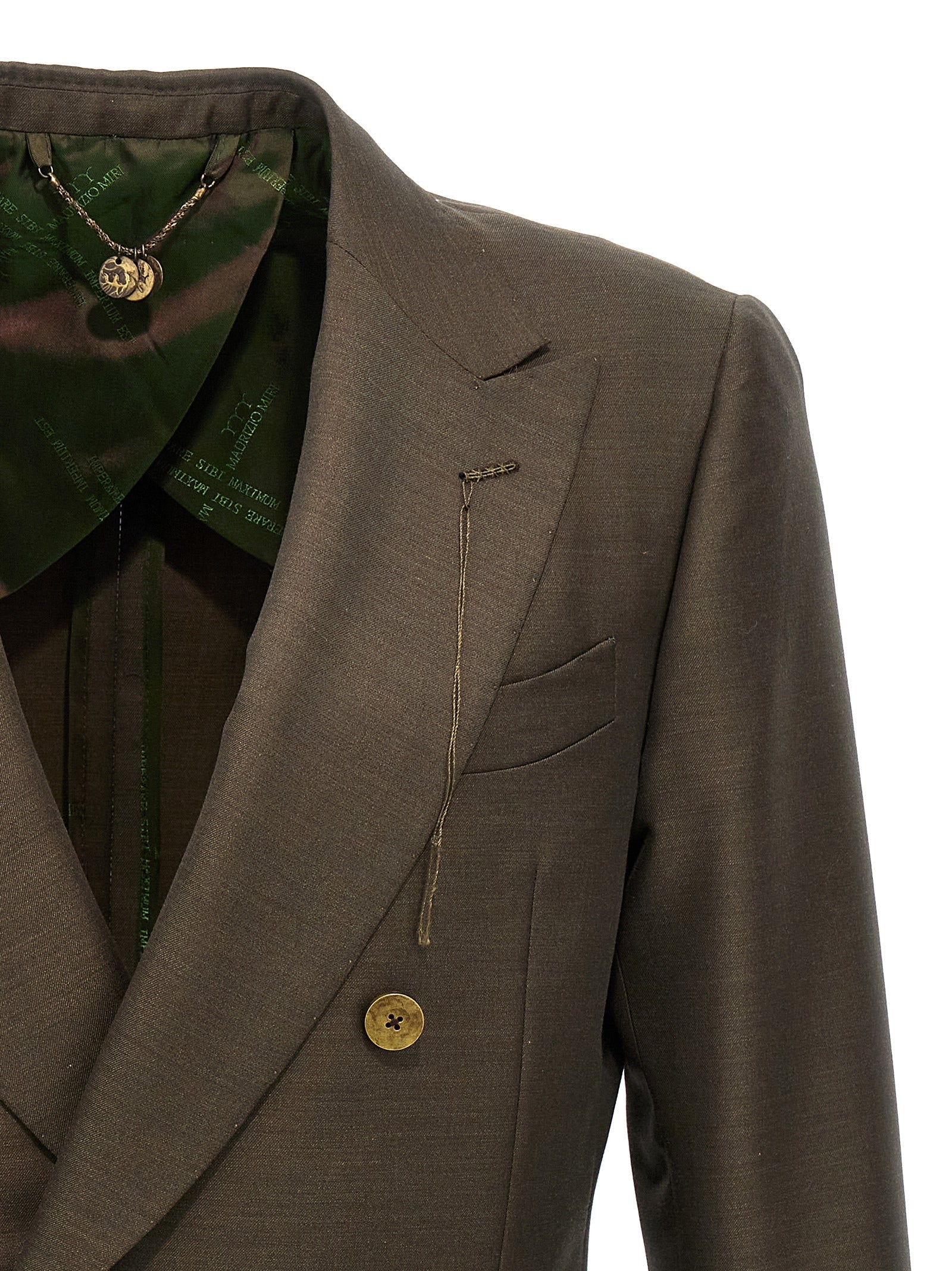 MAURIZIO MIRI Bicolor Wool Blazer