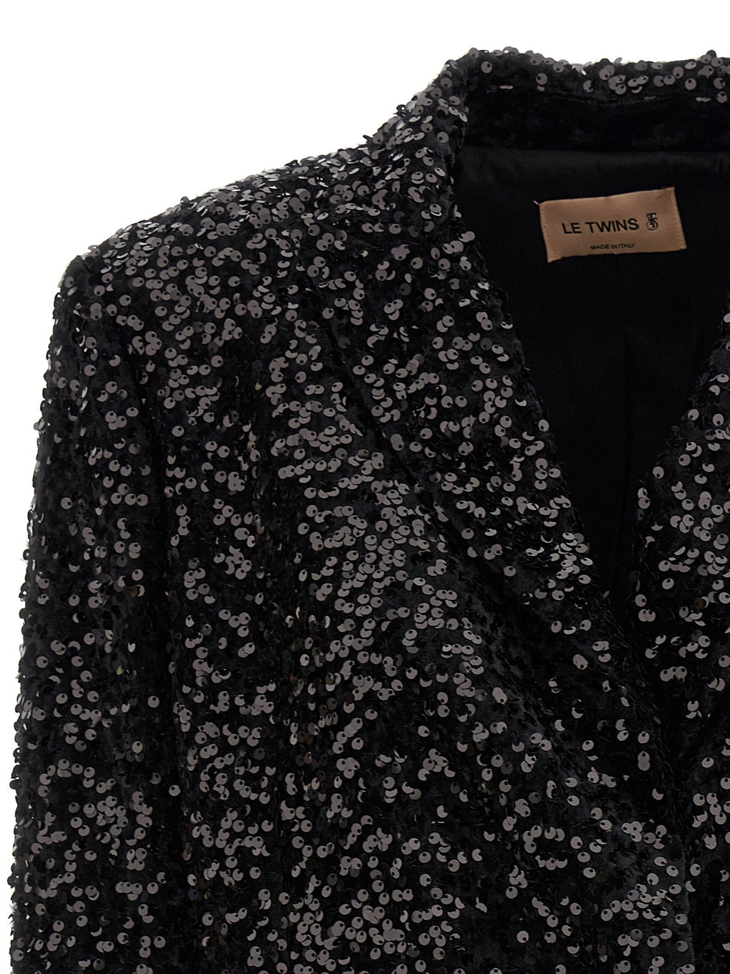 LE TWINS Black Polyester Blazer