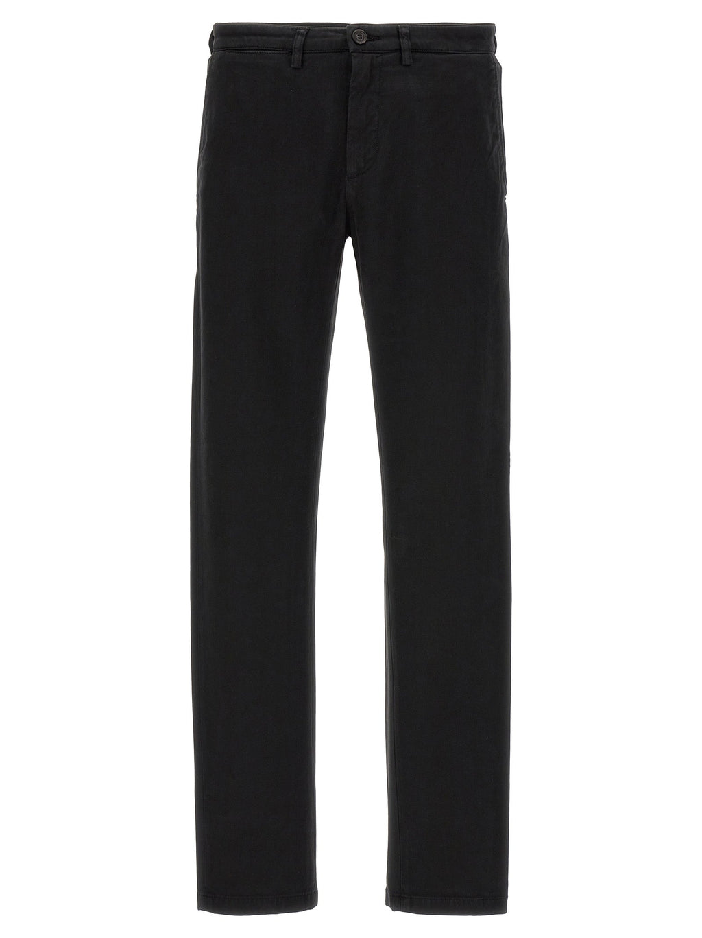 Department 5 Black Cotton Casual Pants