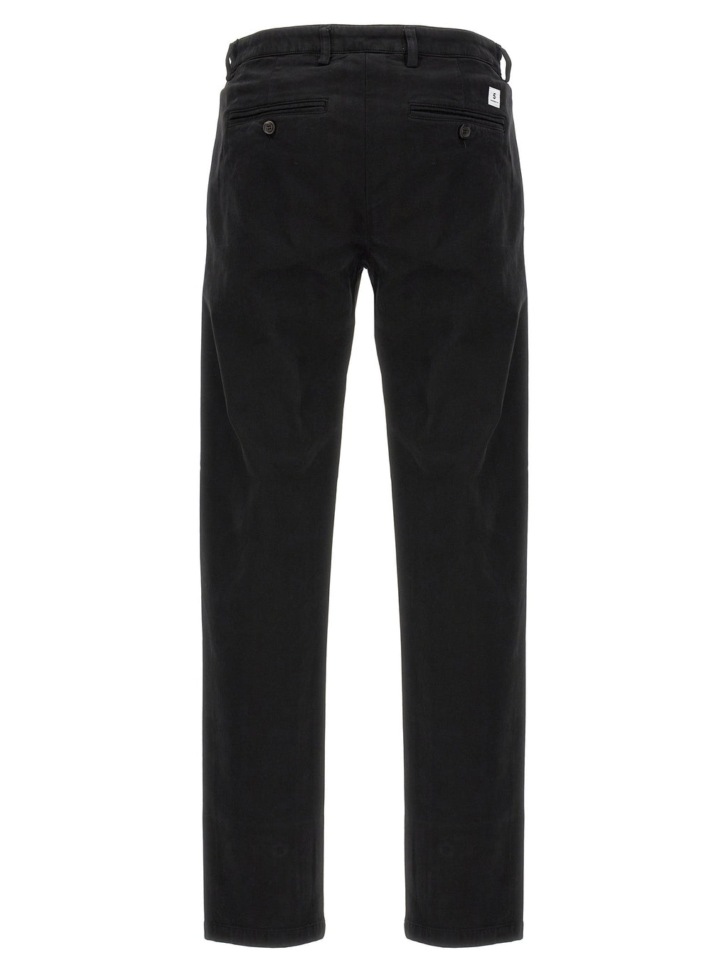 Department 5 Black Cotton Casual Pants