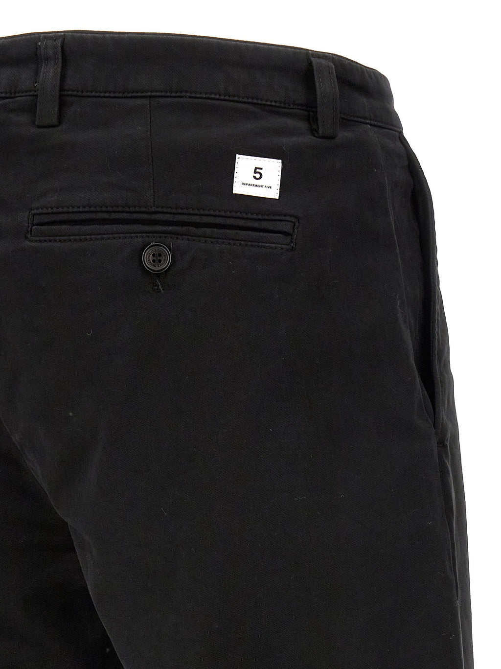 Department 5 Black Cotton Casual Pants