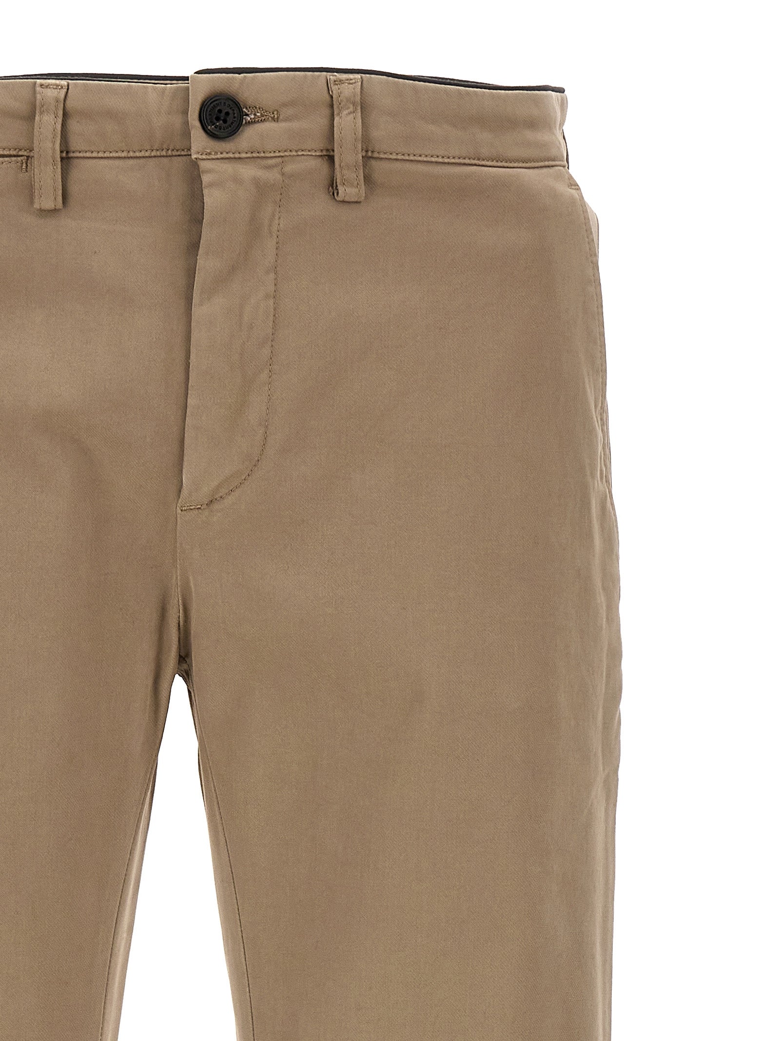 Department 5 Beige Cotton Casual Pants