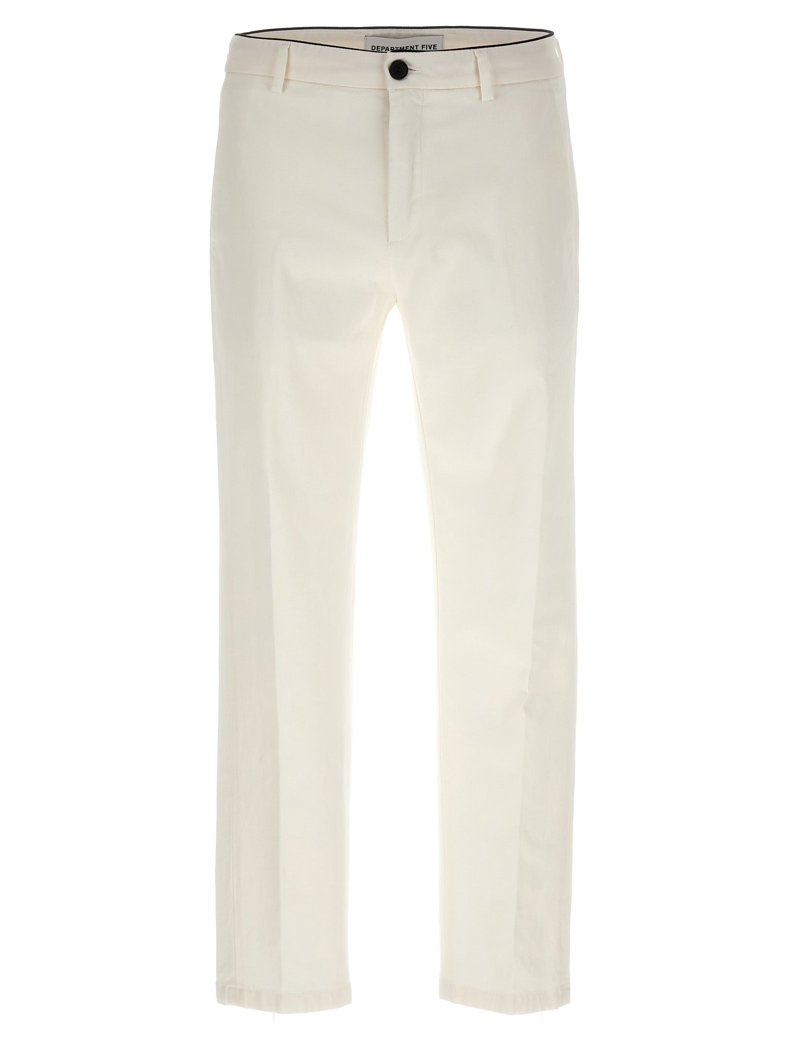 Department 5 White Cotton Pants