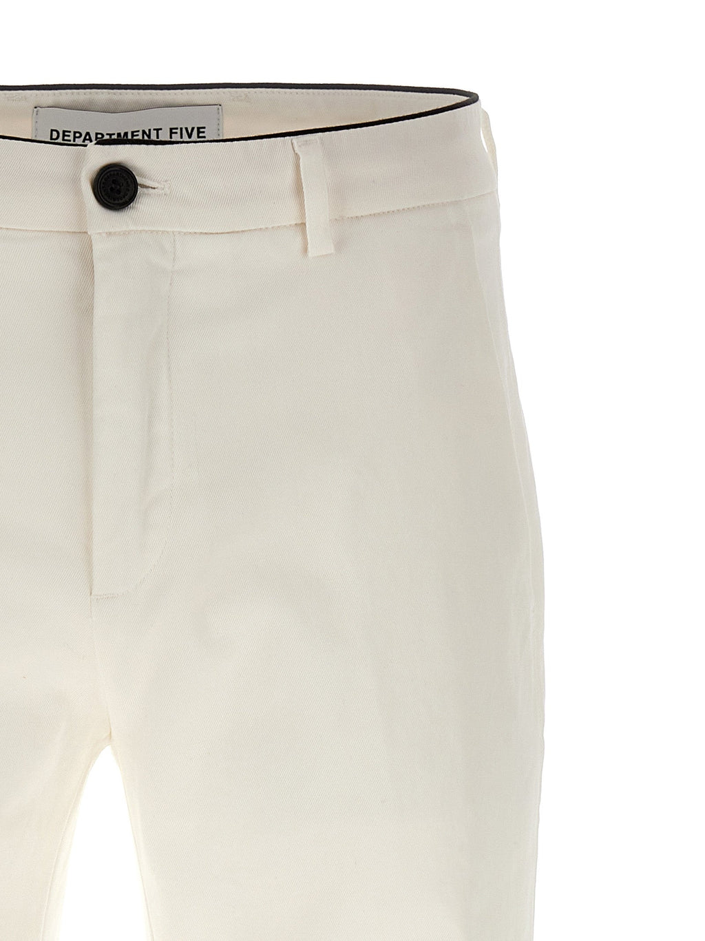 Department 5 White Cotton Pants