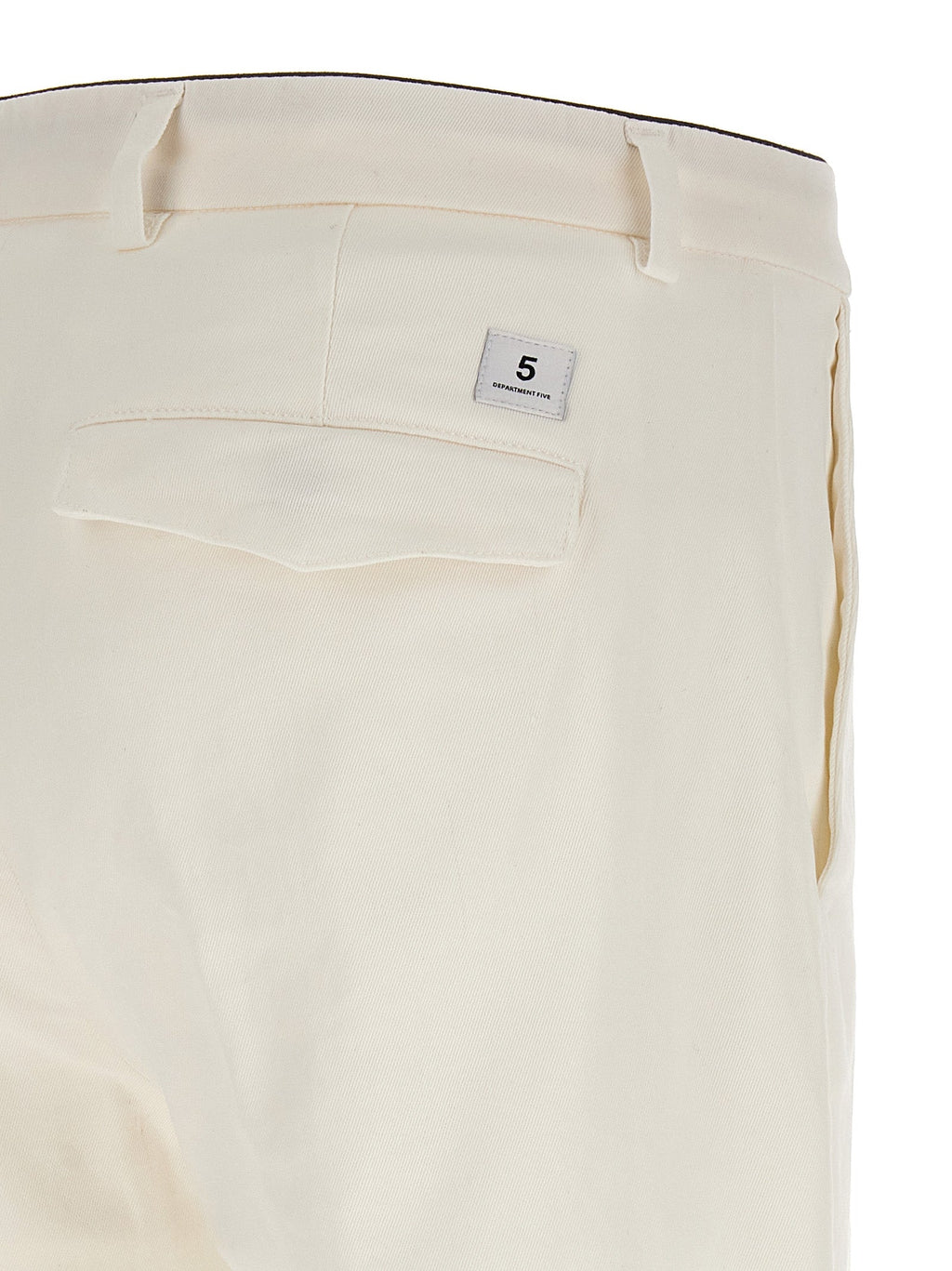 Department 5 White Cotton Pants