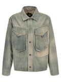 Objects IV Life Bicolor Cotton Denim Jacket