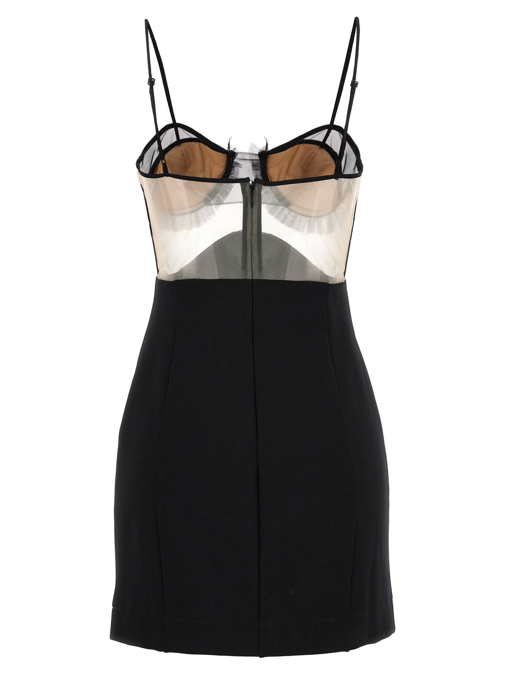 Nensi Dojaka Black Viscose Short Dress