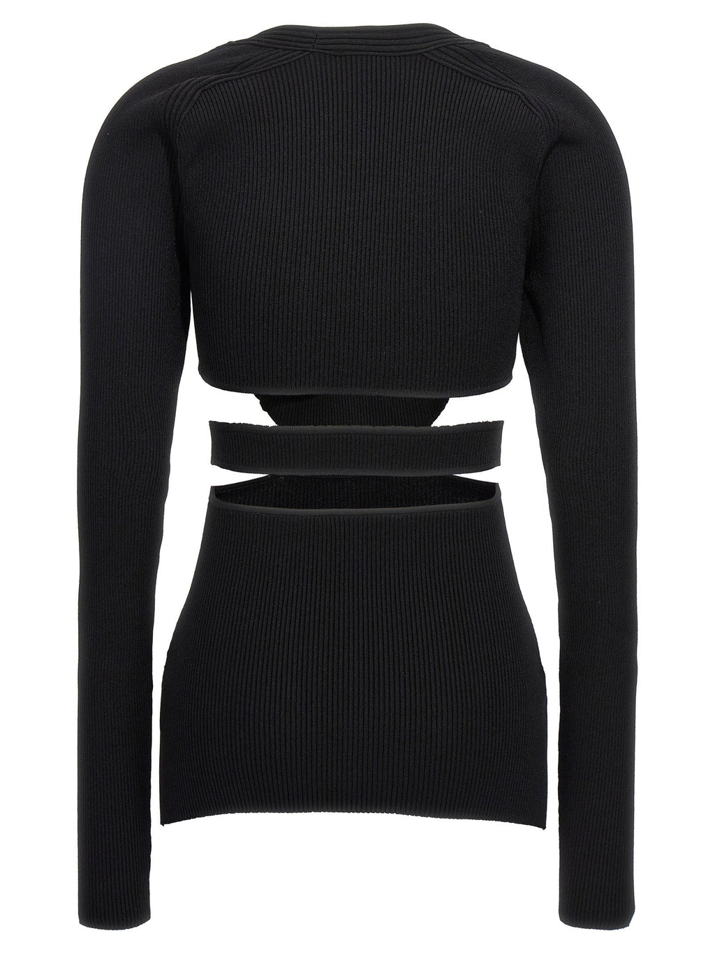 Nensi Dojaka Black Viscose Cardigan