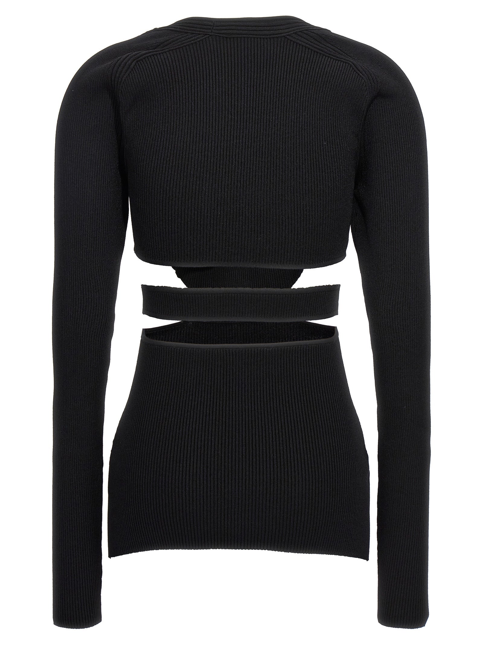 Nensi Dojaka Black Viscose Cardigan