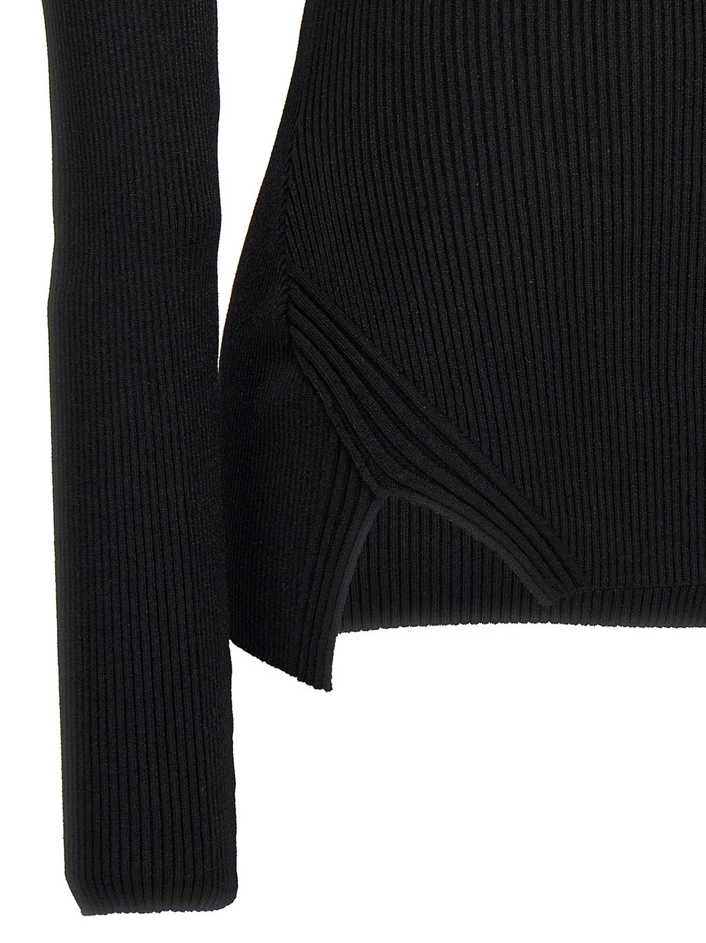 Nensi Dojaka Black Viscose Cardigan