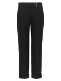 Tom Ford Black Viscose Dress Pants