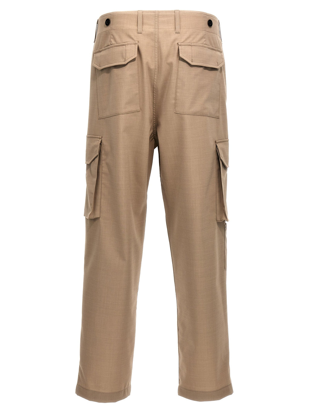 Department 5 Beige Polyester Cargo Pants