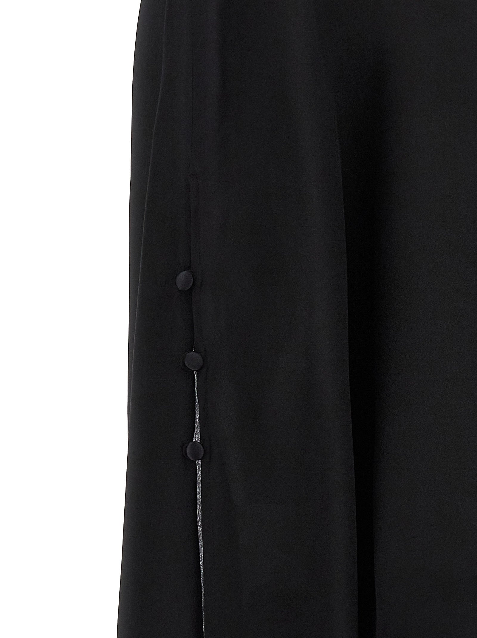 DI.LA3 PARI' Black Silk Blouse