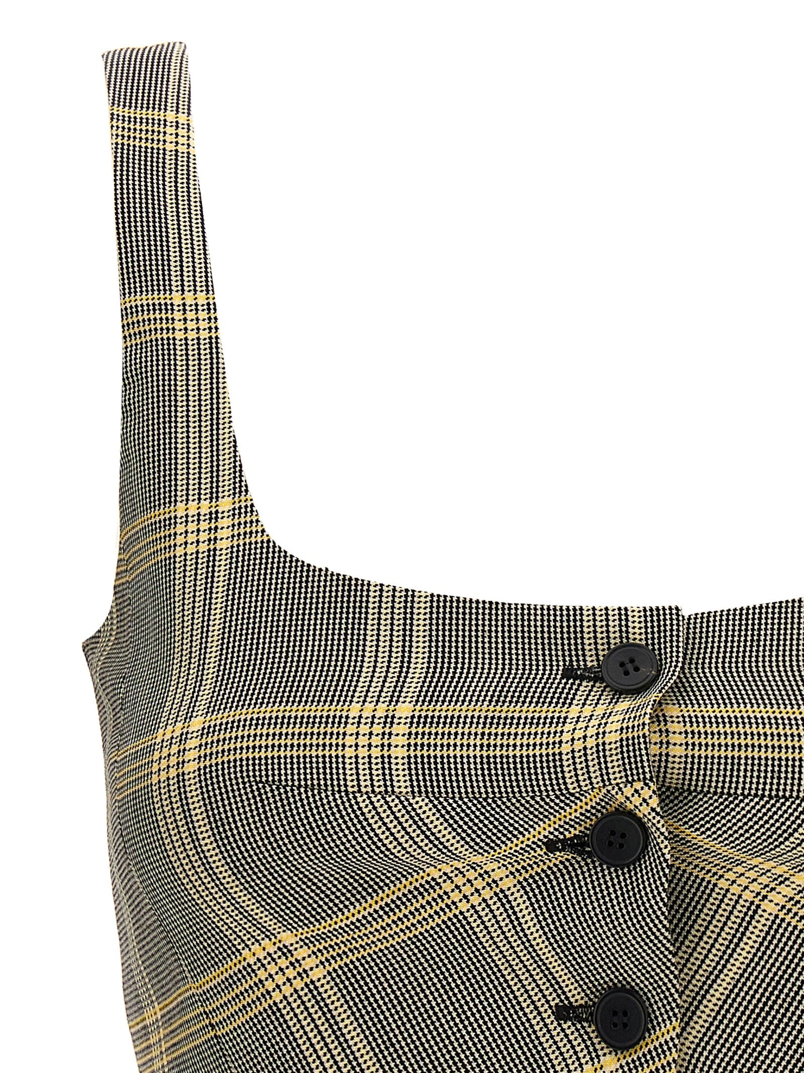 Marni Multicolor Virgin Wool Sleeveles T-Shirt