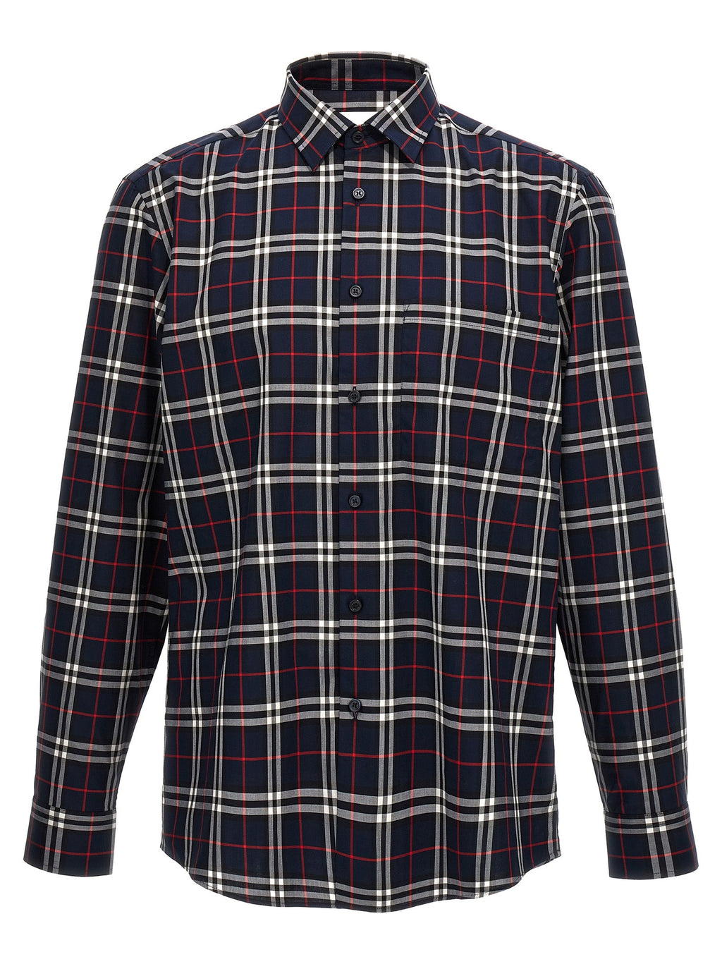 Burberry Blue Cotton Blouse