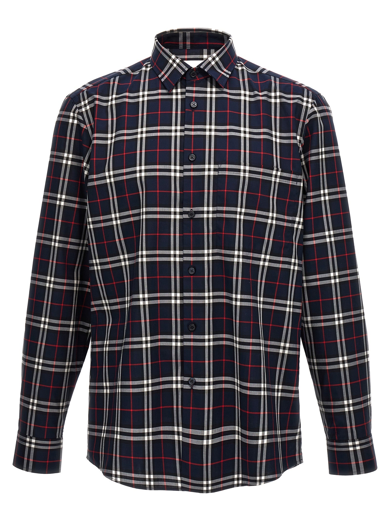 Burberry Blue Cotton Blouse