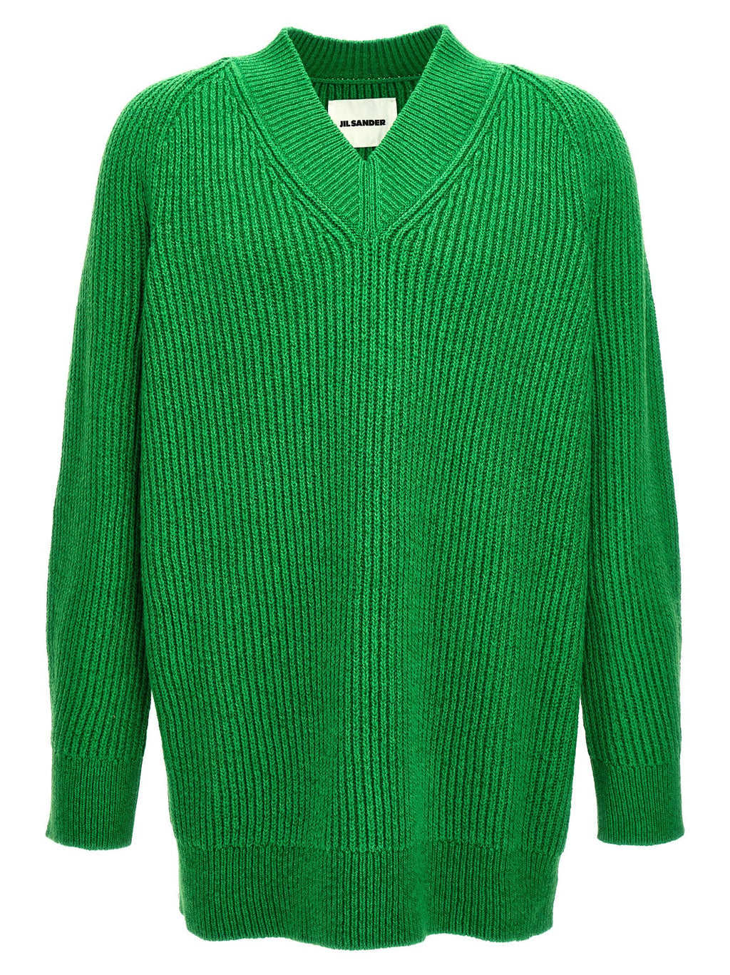 Jil Sander Bicolor Cotton Cardigan